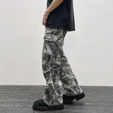 Camo Flare Cargo Pants